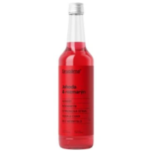 Jahoda & Rozmarín sirup